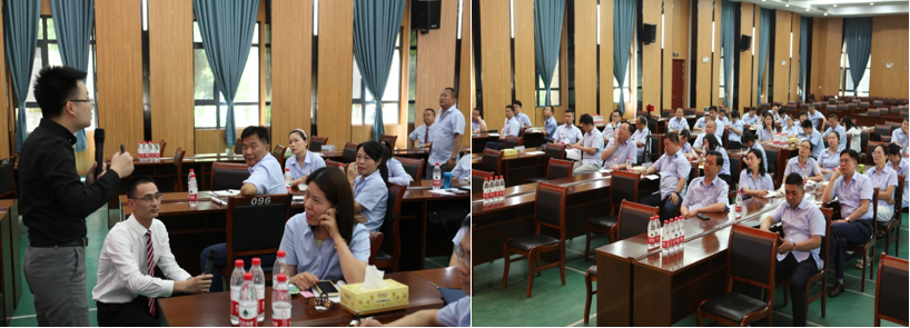 颜梓羽老师应邀为上市集团公司培训用工风险实务处理与预防